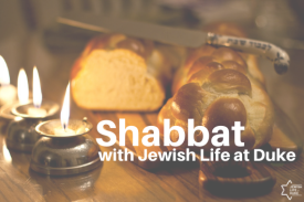 Shabbat candles, challah bread